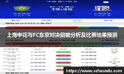 上海申花与FC东京对决前瞻分析及比赛结果预测